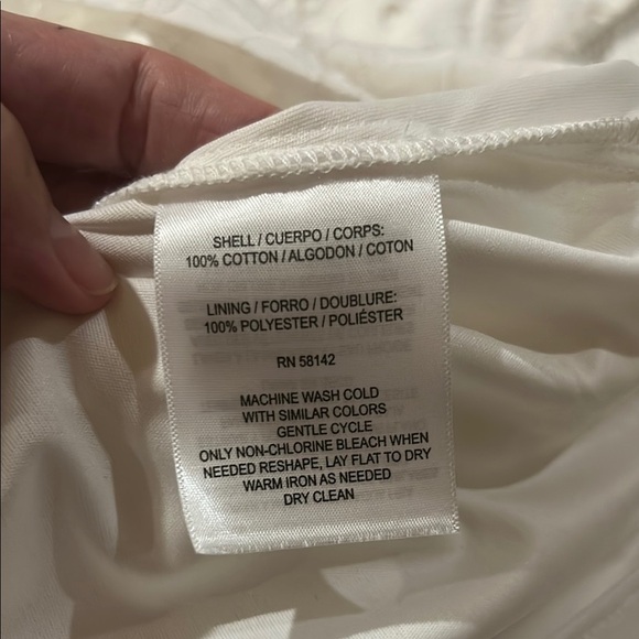 London Times White Bishop Sleeve Sundress. NWT. Size 6 - Picture 11 of 11